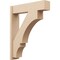 Ekena Millwork 8-in W x 34-in D x 42-in H Balboa Block Rough Cedar Woodgrain TimberThane Outlooker, Primed Tan OUTUR080X34X42BOA44RCPR - alternate 1